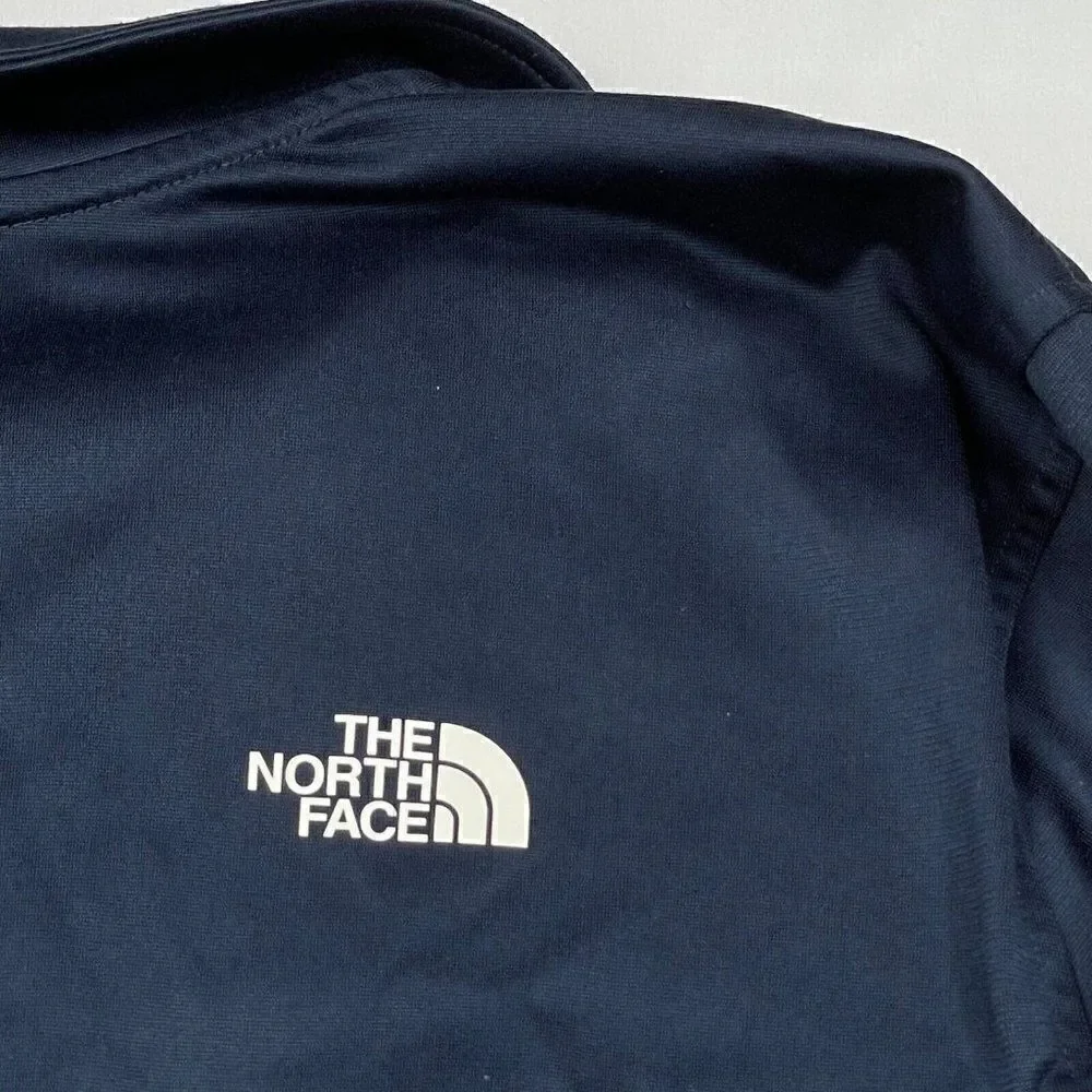 The North Face Blue Camo 1/2 Zip Canyonlands Pullover Shirt